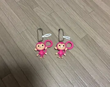 핑키몽키 키링 2개