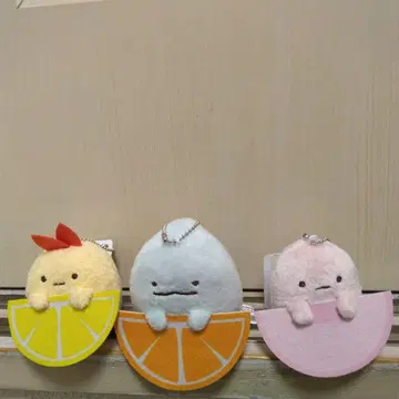 스미코구라시 컷 후르츠 마스코트 키체인