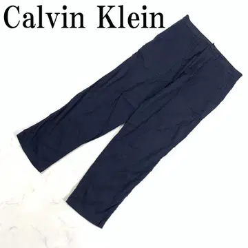 LA6788 캘빈클라인 린넨 스트레치 캐주얼 팬츠 네이비 XL