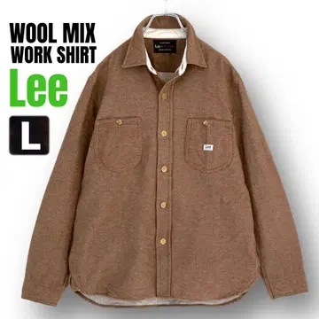 Lee/어반 리서치 DOORS 별주 울 혼방 워크 셔츠 남성용 L