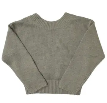 [새상품급] 6(ROKU) 알파카 혼방 V넥 빅 니트