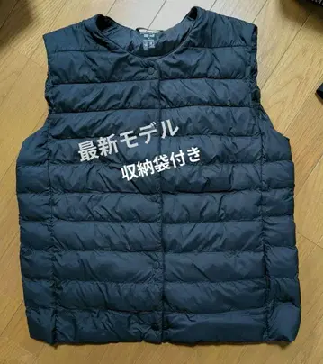 유니클로 퍼프 테크 컴팩트 베스트 M 2way 블랙