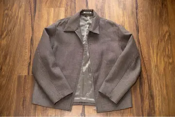 AURALEE 오라리 18AW 하운드투스 패턴 블루종