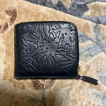 블랙 가죽 코인 케이스