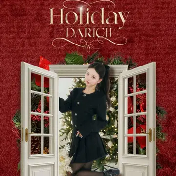 박스 플리츠 트위드 미니 원피스