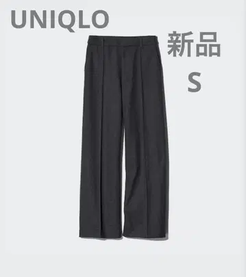 새상품 UNIQLO 유니클로 브러쉬드 저지 와이드 팬츠 S