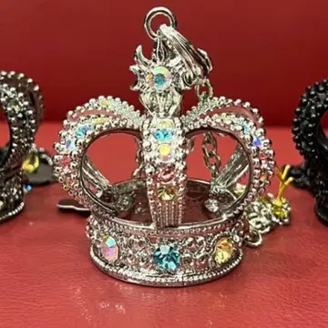 수요일의 앨리스 왕관 크라운 목걸이 대 실버