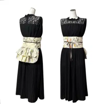 새시 벨트 버슬 스타일 부착형 허리띠 매듭 없는 허리띠 와양절충