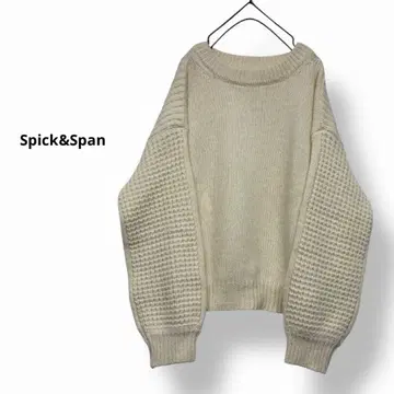 정가 17,600엔 Spick&Span REVERSE CROP 풀오버