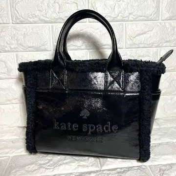 거의 새것 일본 한정판 Kate Spade 토트백 복슬복슬 토트 y2k