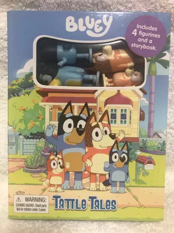 블루이(Bluey) 피규어 포함 토이북 TaTTLe Tales 새상품