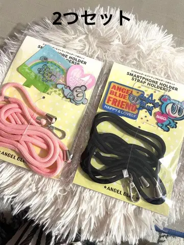 ANGEL BLUE 스마트폰 홀더 스트랩 홀더 세트