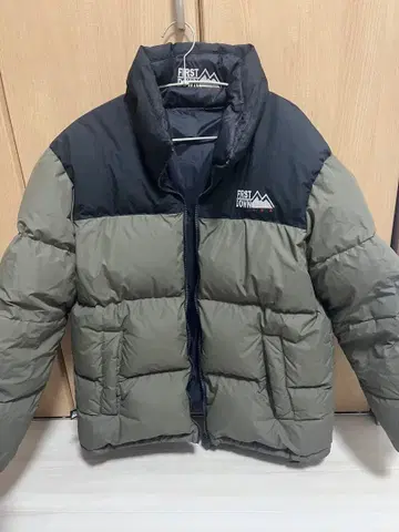 FIRST DOWN 다운 자켓 리버서블
