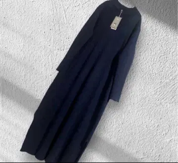 빅 사이즈! 택 포함 새상품 23구 실크 코튼 리브 니트 원피스 44