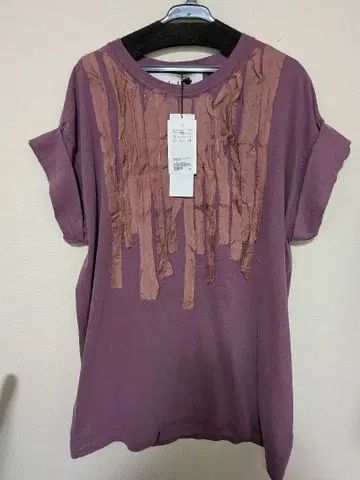 [dahl'ia 달리아] 프론트 프릴 숏 슬리브 T셔츠