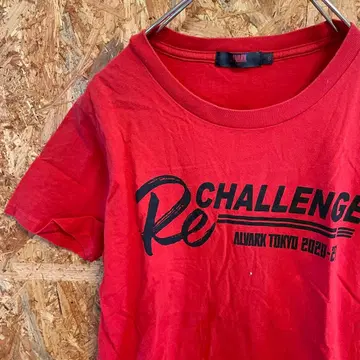 AE9393 MVARK 반팔 티셔츠 레드 여성용 S