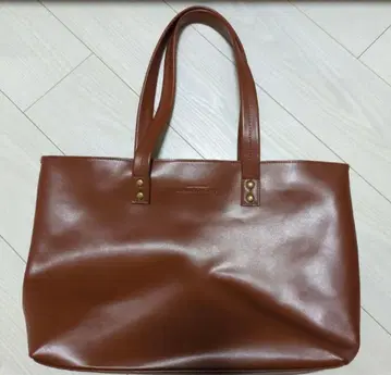 나노 유니버스 토트백 리얼 가죽