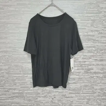 그랑스크세 새상품 택 포함 블랙 반팔 T셔츠 40 캐주얼 티셔츠