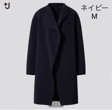 유니클로 +J 캐시미어 블렌드 노카라 코트 2020aw