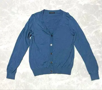 Tricot d'or 캐시미어 30% 실크 70% V넥 가디건 M