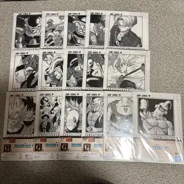 드래곤볼 제일복권 40주년 코믹 클리어 파일 세미 컴플리트