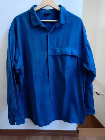 80년대 첫 등장 USA제 그라미치 인디고 셔츠 XL 파이브 브라더스