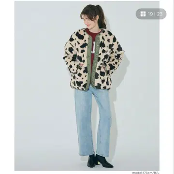 coca 리버서블 퀼팅 블루종