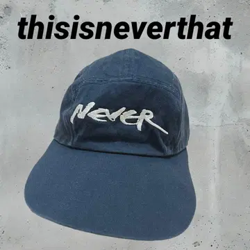 thisisneverthat 네이비 캡 자수 모자 페이드 로고