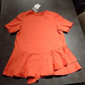 theory luxe 플레어헴 T셔츠 038 오렌지