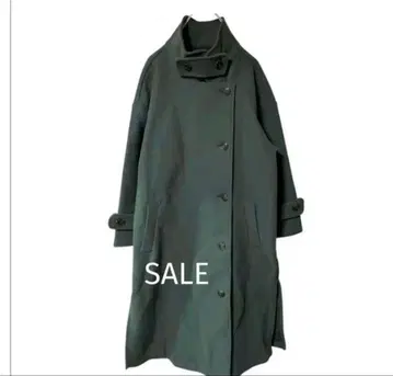 특가 타임세일 새상품 2way 롱 코트 스탠드 카라