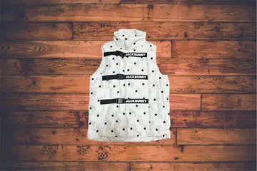 Jack Bunny 별 패턴 다운 베스트 사이즈 5