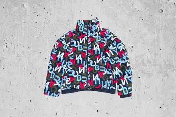 Jack Bunny!! 알파벳 프린트 자켓 사이즈 2