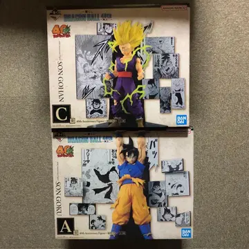 제일복권 드래곤볼 40th A 손오공 C 손오반 피규어