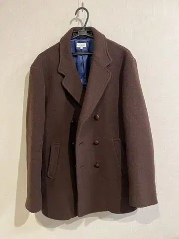 PaulSmith 브라운 더블 브레스트 울 코트