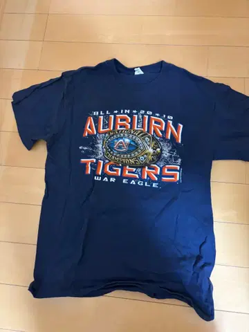 Auburn Tigers 티셔츠 2010 시즌 네이비