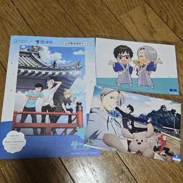 유리!!! on ice 가이드 엽서 사가현 가라쓰시