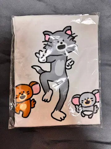 톰과 제리 해피 복권 B상 콜라보레이션 T셔츠 미개봉 새상품