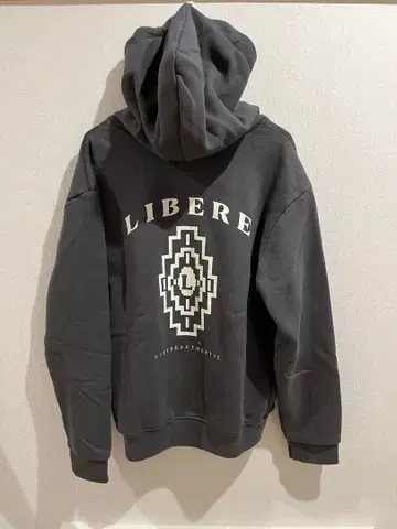 LIBERE 그레이 집업 후드티