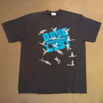 빈티지 90s 사십팔수 티셔츠 블랙 XL