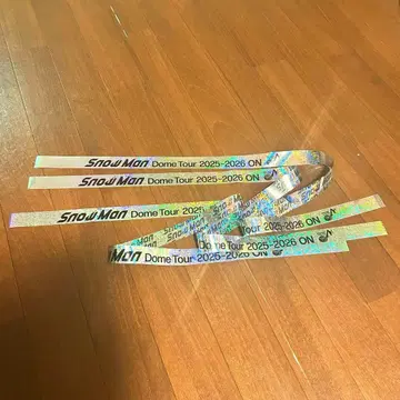 SnowMan Dome Tour 은색 테이프 3개 세트 당일 발송