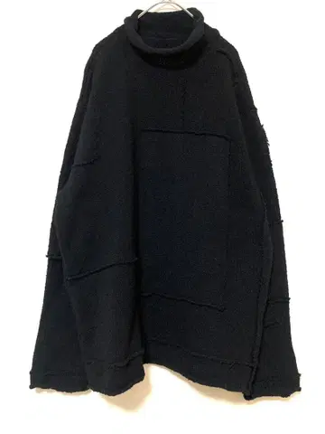 요크 YOKE 패치워크 울 하이넥 니트 스웨터 남성용 3