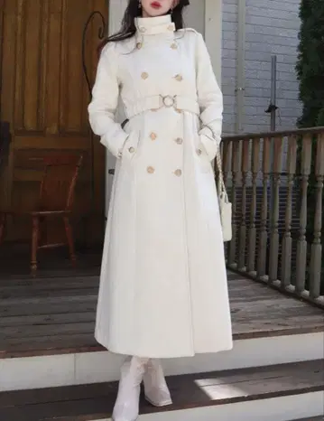 ROYAL PARTY 스탠드 롱 코트