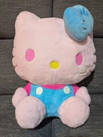 선착순! [헬로키티] 핑크와 하늘색 인형 GJ 약 42cm 봉제 인형
