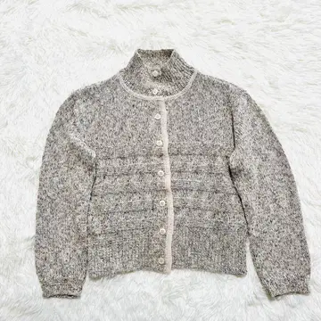 GIANNI LO GIUDICE 니트 가디건 하이넥 루즈한 사이즈