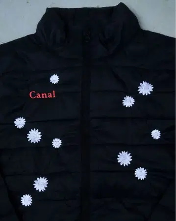 구씨님 꽃 자수 패딩 자켓