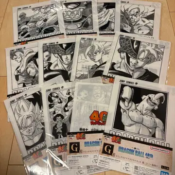 제일복권 드래곤볼 40th G상 코믹스 클리어 파일 세트