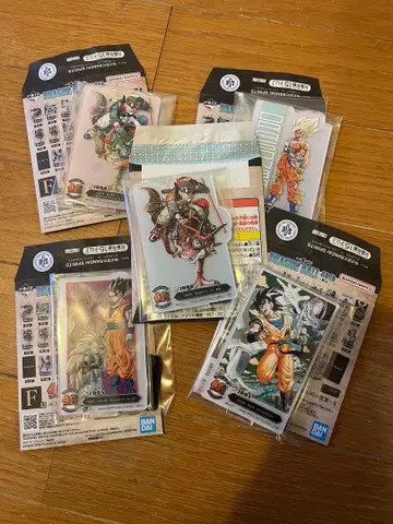 드래곤볼 제일복권 카드 5장 세트