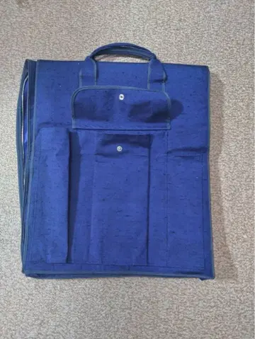 기모노 유카타용 백 네이비 수납 포켓 포함