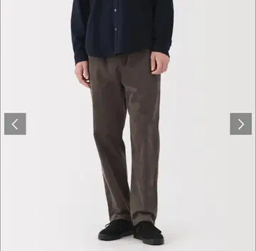 코듀로이 팬츠 그레이쉬 브라운