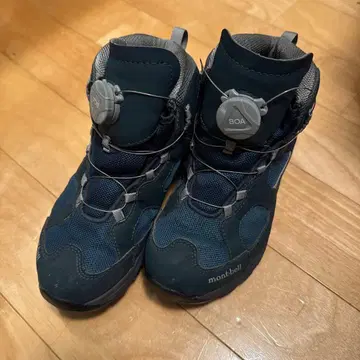 몽벨 등산화 21cm 릴 조절 타입 그린